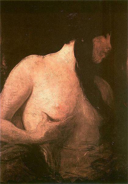 Franciszek zmurko Black braids oil painting image